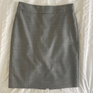 J. Crew Factory Gray Pencil Skirt